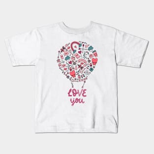 Love you doodles Kids T-Shirt